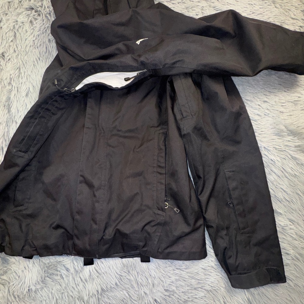 Patagonia H2No Black Waterproof SoftShell Jacket Womens Small Ski Snowboard Coat - Picture 4 of 13